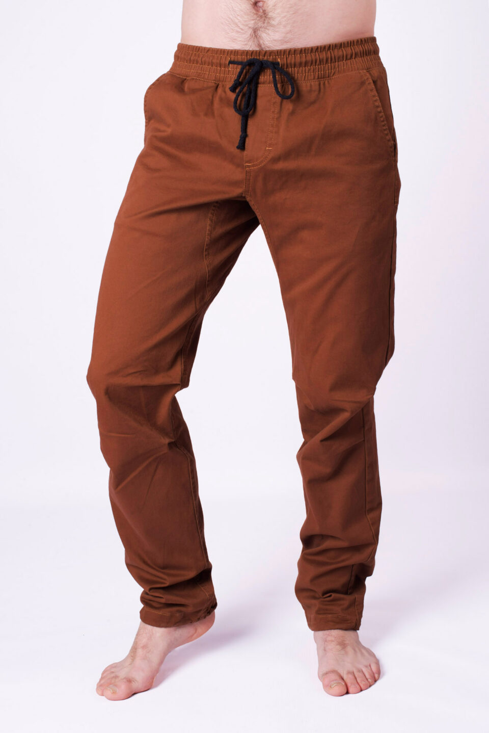 Cotton Crosscut pants- brown