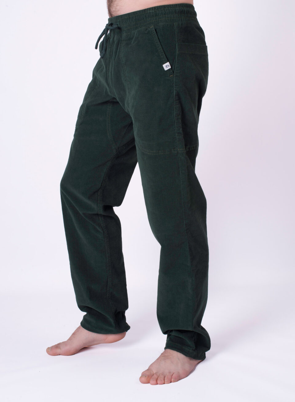 Rocket Pocket corduroy man pants- bottle green