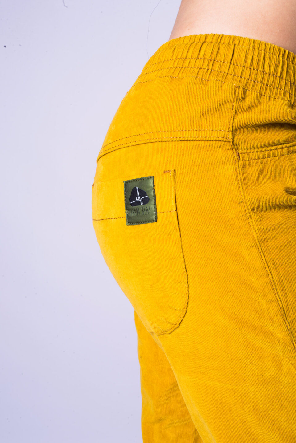 Rocket Pocket corduroy pants - yellow mustard