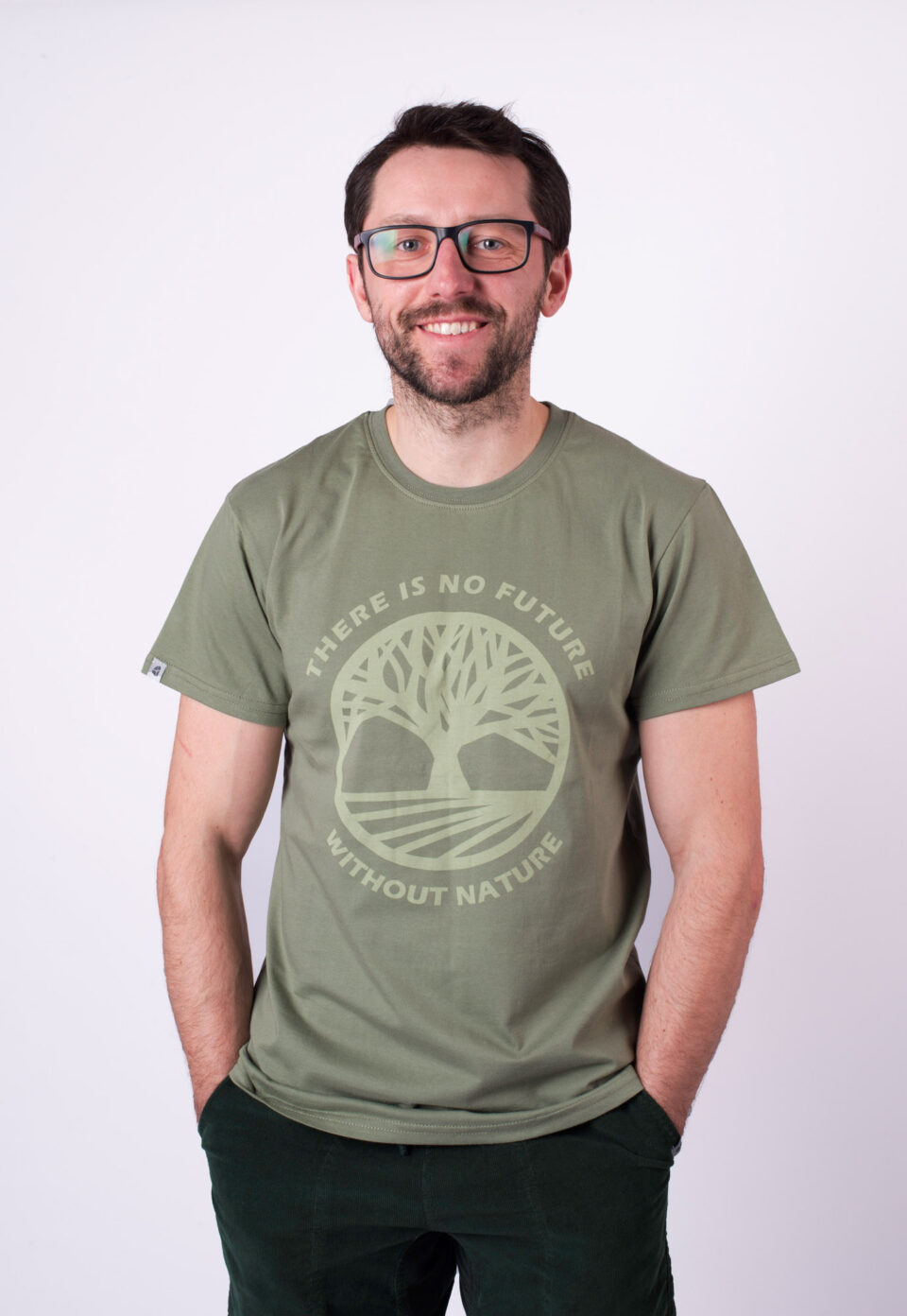 "Nature" t-shirt - olive