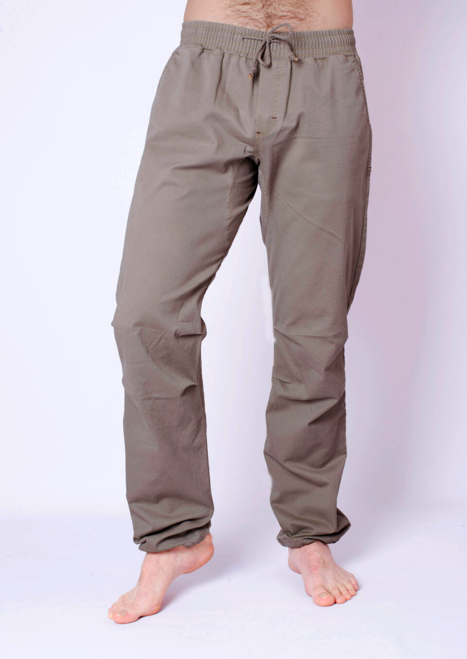 Cotton Crosscut pants - light beige