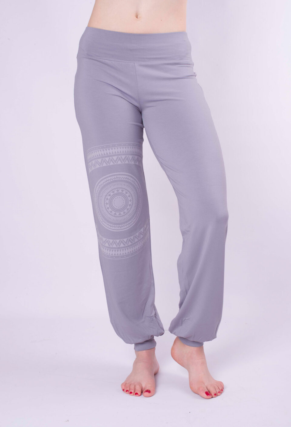 MANDALA pants - light grey/lavender